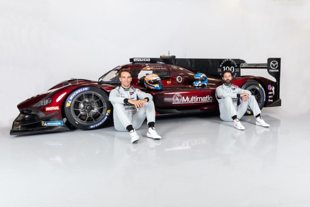 Harry Tincknell sat with mazda