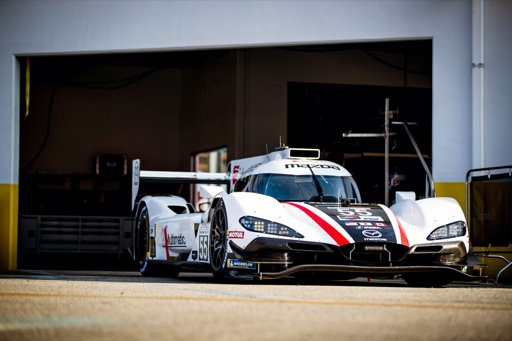 mazda motorsport car at rolex