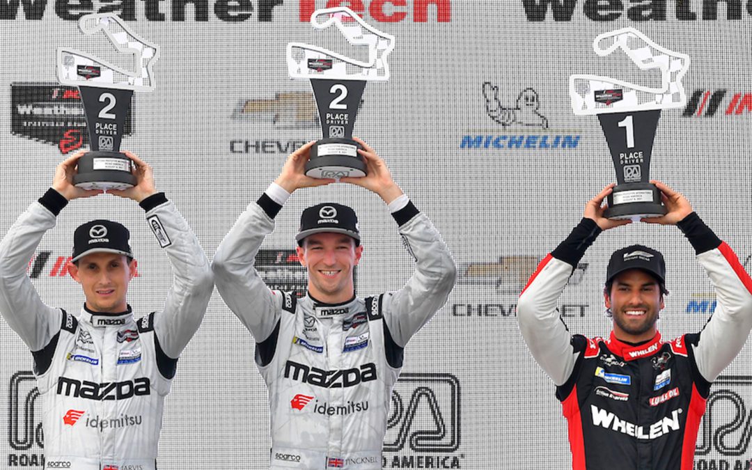 The Championship battle is ON for Mazda Motorsports after scoring a hard fought second place at Road America
