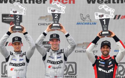 The Championship battle is ON for Mazda Motorsports after scoring a hard fought second place at Road America