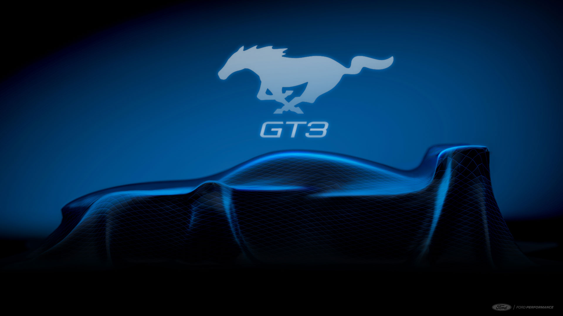 Mustang GT3 race car