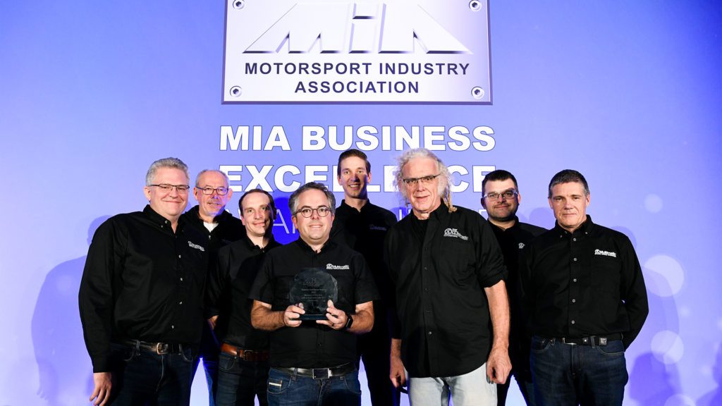 Multimatic receiving MIA award