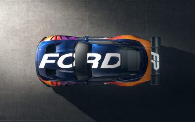 Ford Mustang GT3 – overhead