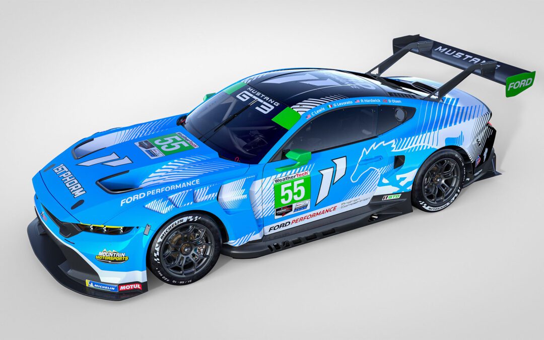 New Livery Debuts for Mustang GT3 Proton Competition IMSA and WEC Cars