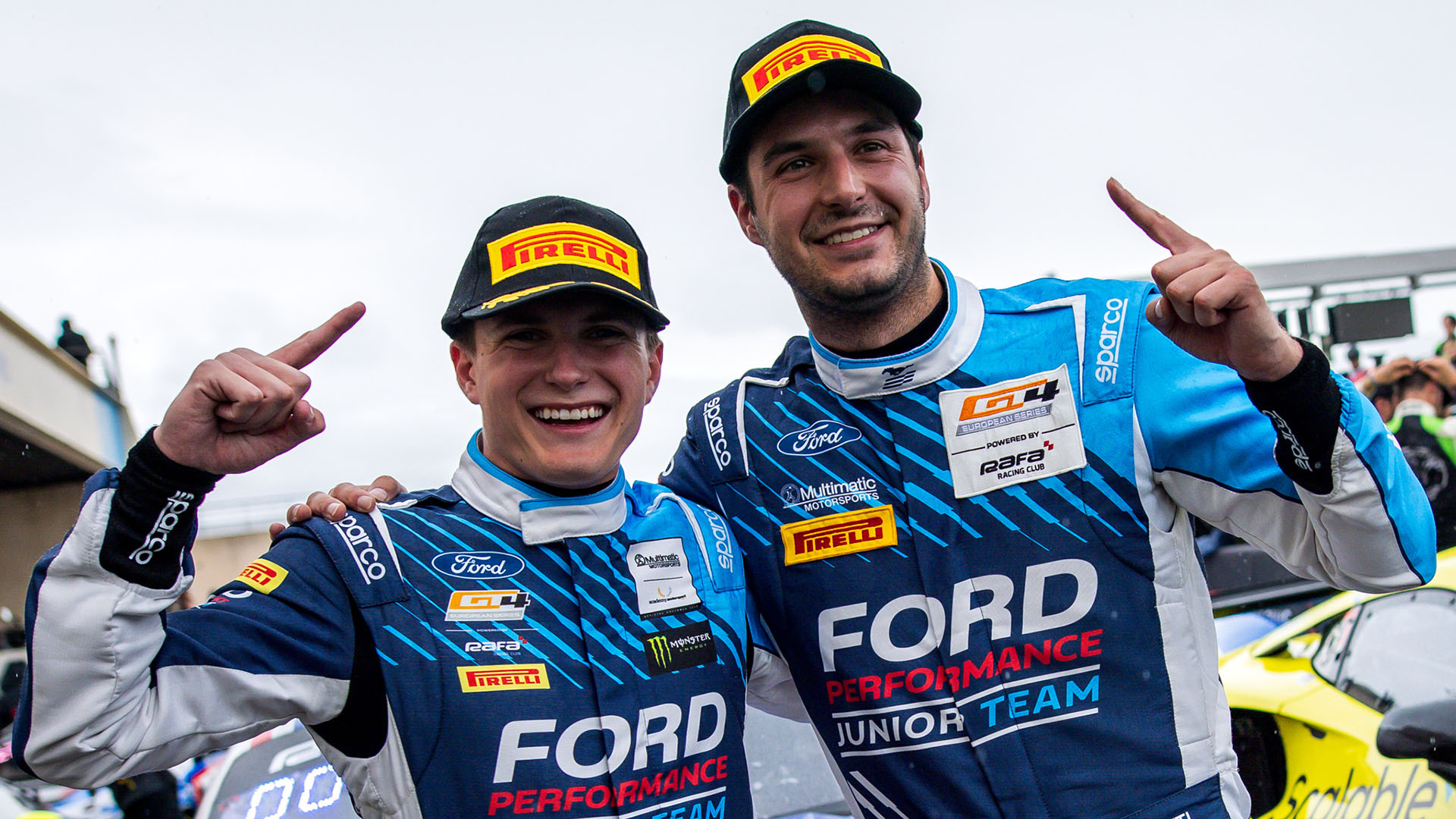 GT4 drivers Marco and Erik