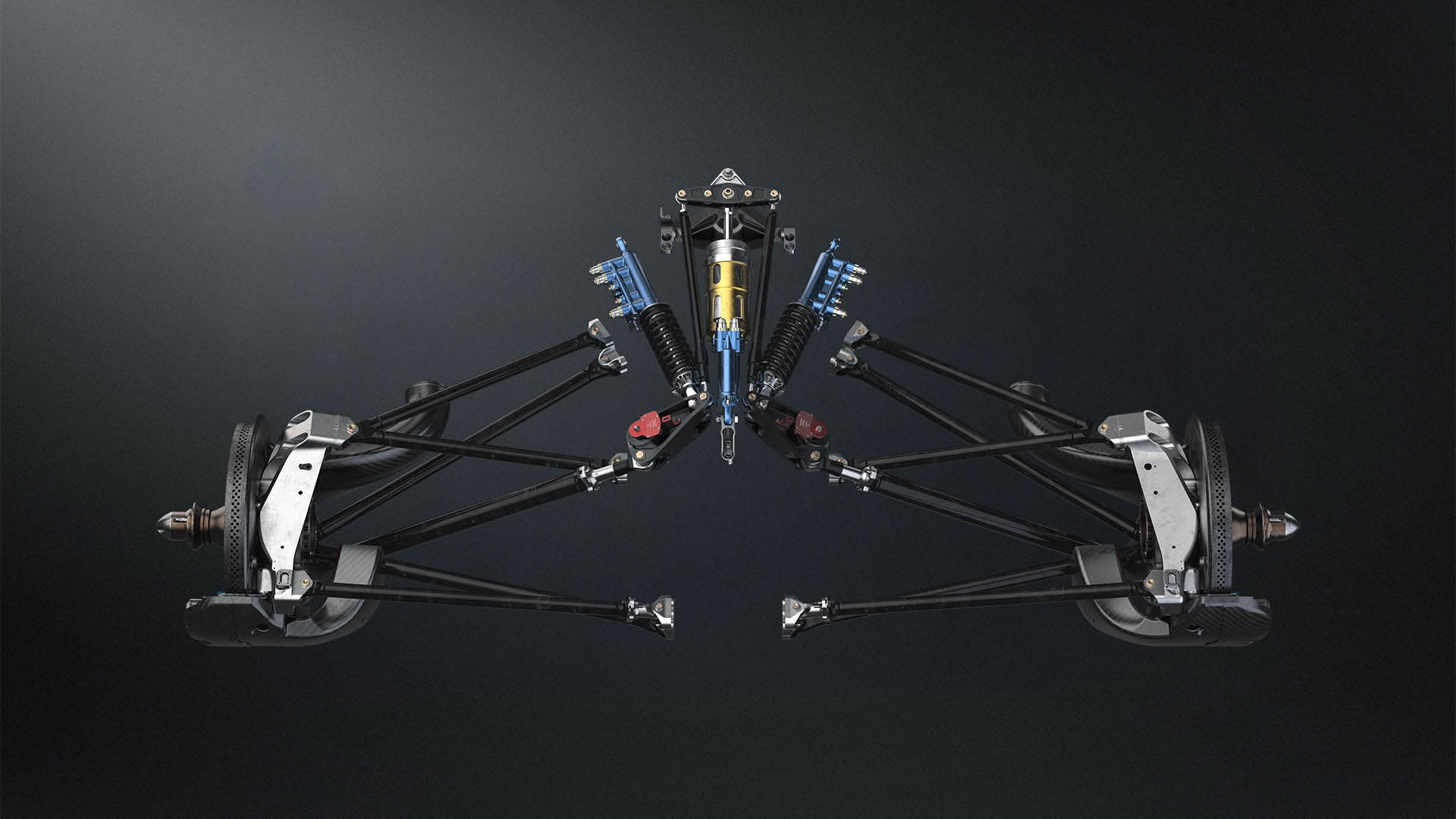 Porsche 963 suspension